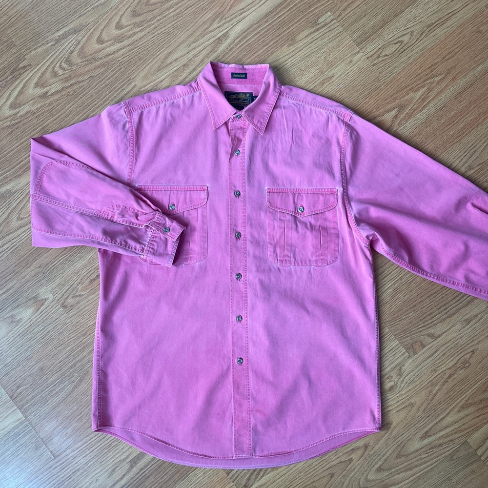 Eddie Bauer Pink Button Down Shirt